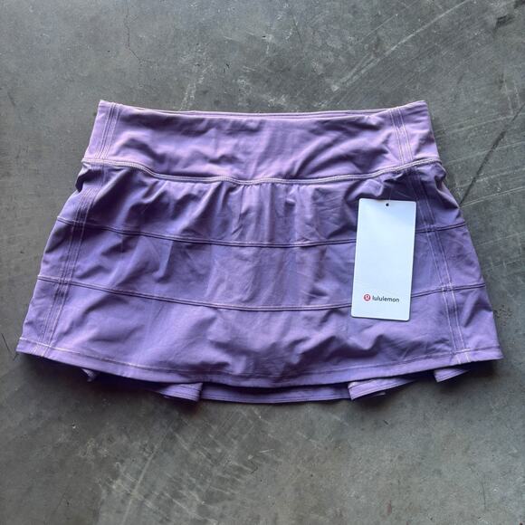 Lululemon Pace Rival Mid-Rise Skirt Women's Size 6 Purple Ash Athletic - NWT - Picture 1 of 11